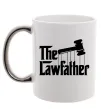 Чашка с цветной ручкой The lawfather Серебро Чашка с цветной ручкой The lawfather Серебро фото