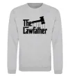 Свитшот The lawfather Серый меланж Свитшот The lawfather Серый меланж фото