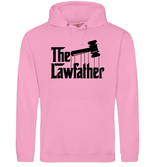 Мужская толстовка (худи) The lawfather Розовый фото