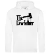 Мужская толстовка (худи) The lawfather Белый Мужская толстовка (худи) The lawfather Белый фото