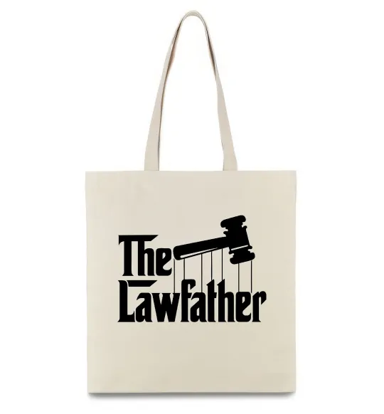 Эко-сумка The lawfather Бежевый фото