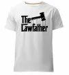 Мужская премиум футболка The lawfather Белый Мужская премиум футболка The lawfather Белый фото