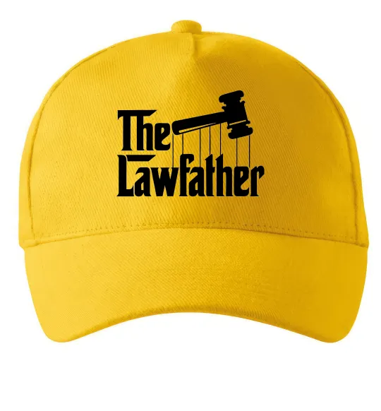 Кепка The lawfather Солнечно желтый фото