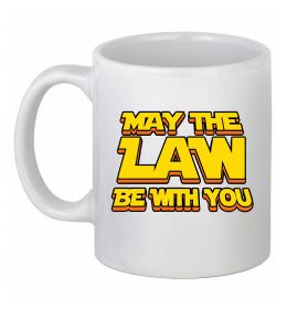 Чашка керамічна May the law be with you Чашка керамічна May the law be with you