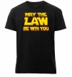 Мужская премиум футболка May the law be with you Черный Мужская премиум футболка May the law be with you Черный фото