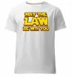 Мужская премиум футболка May the law be with you Белый Мужская премиум футболка May the law be with you Белый фото