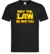 Мужская футболка May the law be with you Черный Мужская футболка May the law be with you Черный фото