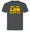 Мужская футболка May the law be with you Графит Мужская футболка May the law be with you Графит фото