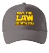 Кепка May the law be with you Серый Кепка May the law be with you Серый фото