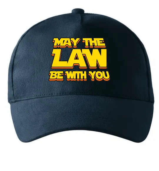 Кепка May the law be with you Темно-синий фото