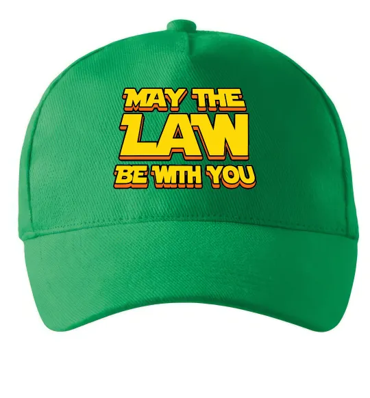 Кепка May the law be with you Зеленый фото