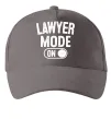 Кепка Lawyer mode Серый Кепка Lawyer mode Серый фото