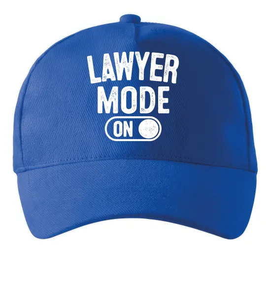 Кепка Lawyer mode Ярко-синий фото