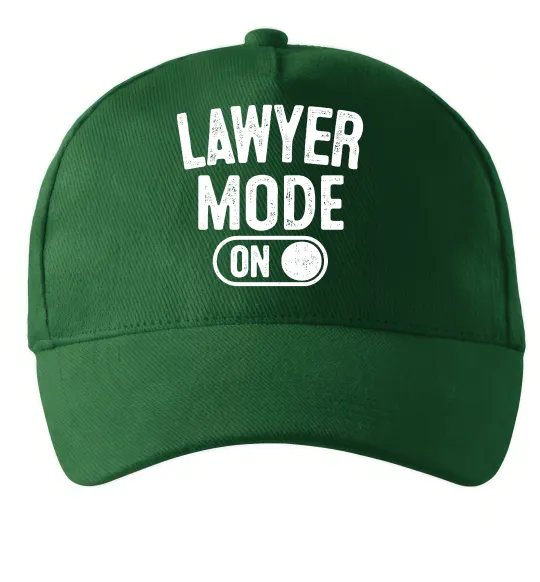 Кепка Lawyer mode Темно-зеленый фото