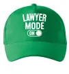 Кепка Lawyer mode Зеленый Кепка Lawyer mode Зеленый фото