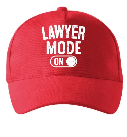Кепка Lawyer mode Красный фото