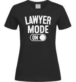 Женская футболка Lawyer mode Женская футболка Lawyer mode