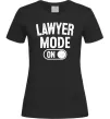 Женская футболка Lawyer mode Черный Женская футболка Lawyer mode Черный фото