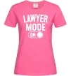Женская футболка Lawyer mode Ярко-розовый Женская футболка Lawyer mode Ярко-розовый фото
