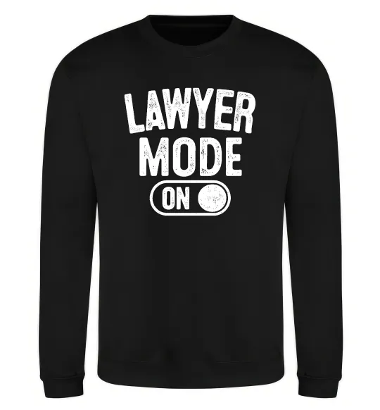 Свитшот Lawyer mode Черный фото