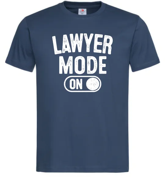 Мужская футболка Lawyer mode Темно-синий фото