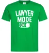 Мужская футболка Lawyer mode Зеленый Мужская футболка Lawyer mode Зеленый фото