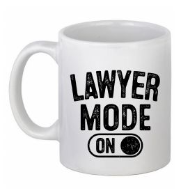 Чашка керамическая Lawyer mode Чашка керамическая Lawyer mode