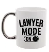 Чашка с цветной ручкой Lawyer mode Серебро Чашка с цветной ручкой Lawyer mode Серебро фото