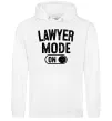 Мужская толстовка (худи) Lawyer mode Белый Мужская толстовка (худи) Lawyer mode Белый фото