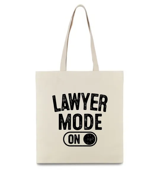 Эко-сумка Lawyer mode Бежевый фото