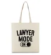 Эко-сумка Lawyer mode Бежевый Эко-сумка Lawyer mode Бежевый фото