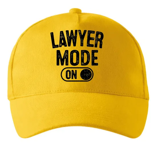 Кепка Lawyer mode Солнечно желтый фото