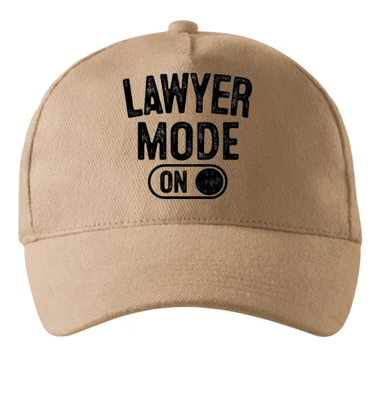 Кепка Lawyer mode Песочный фото