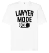 Футболка Оверсайз Lawyer mode Белый Футболка Оверсайз Lawyer mode Белый фото