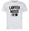 Мужская футболка Lawyer mode Белый Мужская футболка Lawyer mode Белый фото