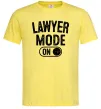 Мужская футболка Lawyer mode Лимонный Мужская футболка Lawyer mode Лимонный фото