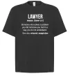 Футболка Оверсайз Lawyer noun Черный Футболка Оверсайз Lawyer noun Черный фото