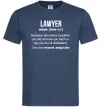 Мужская футболка Lawyer noun Темно-синий Мужская футболка Lawyer noun Темно-синий фото
