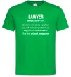 Мужская футболка Lawyer noun Зеленый Мужская футболка Lawyer noun Зеленый фото