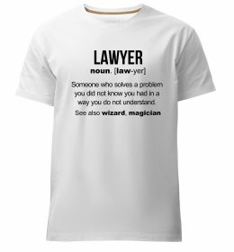 Чоловіча преміум футболка Lawyer noun