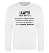 Свитшот Lawyer noun Белый Свитшот Lawyer noun Белый фото