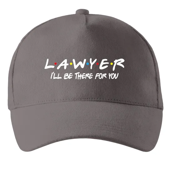 Кепка Lawyer be there for you Серый фото