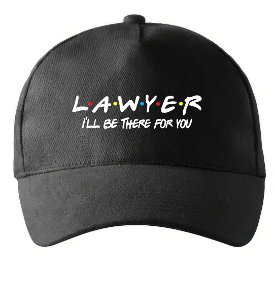 Кепка Lawyer be there for you Черный фото