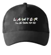 Кепка Lawyer be there for you Черный Кепка Lawyer be there for you Черный фото