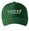 Кепка Lawyer be there for you Темно-зеленый Кепка Lawyer be there for you Темно-зеленый фото
