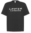 Футболка Оверсайз Lawyer be there for you Черный Футболка Оверсайз Lawyer be there for you Черный фото