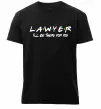 Мужская премиум футболка Lawyer be there for you Черный Мужская премиум футболка Lawyer be there for you Черный фото