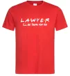 Мужская футболка Lawyer be there for you Красный Мужская футболка Lawyer be there for you Красный фото