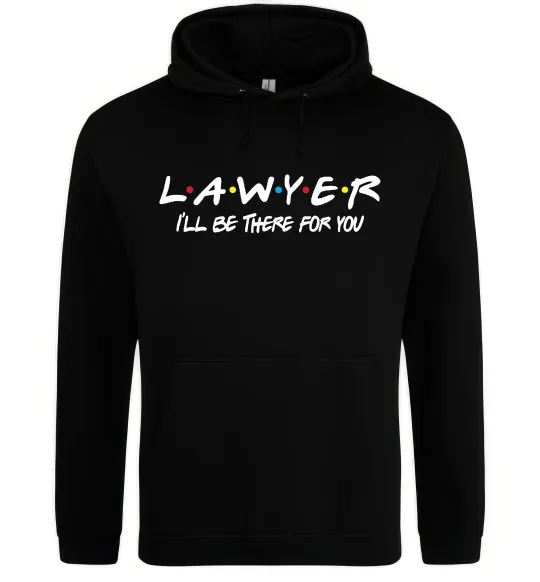 Женская толстовка (худи) Lawyer be there for you Черный фото