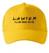 Кепка Lawyer be there for you Солнечно желтый Кепка Lawyer be there for you Солнечно желтый фото